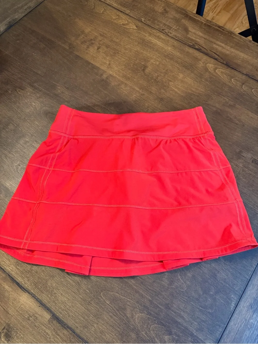 lululemon athletica Pace Rival Vibrant Coral Athletic Skort